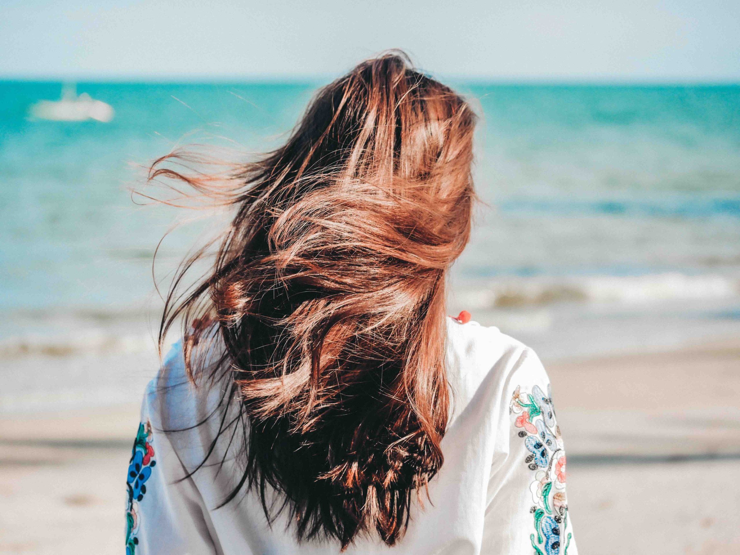 capelli durante l'estate