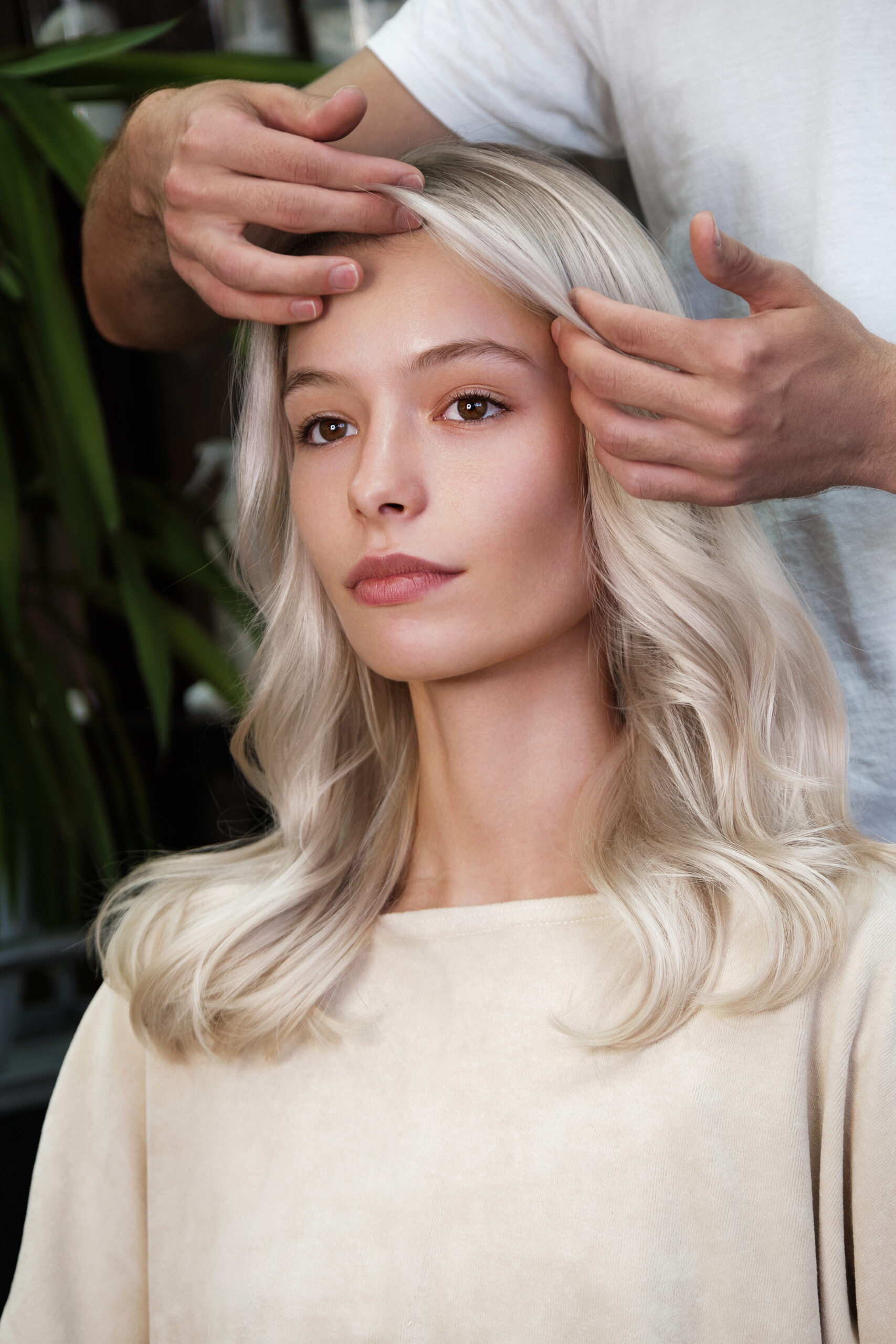 salone contouring capelli biondi roma